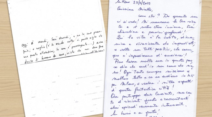 Uno sguardo alle scritture di Piero e Caterina…